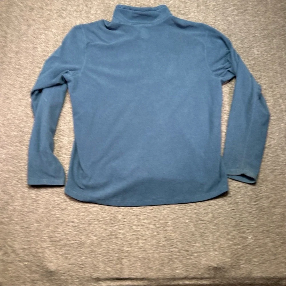 Eddie‎ Bauer First Ascent Fleece Shirt Half Zip Men XL Blue Long Sleeve Climbing